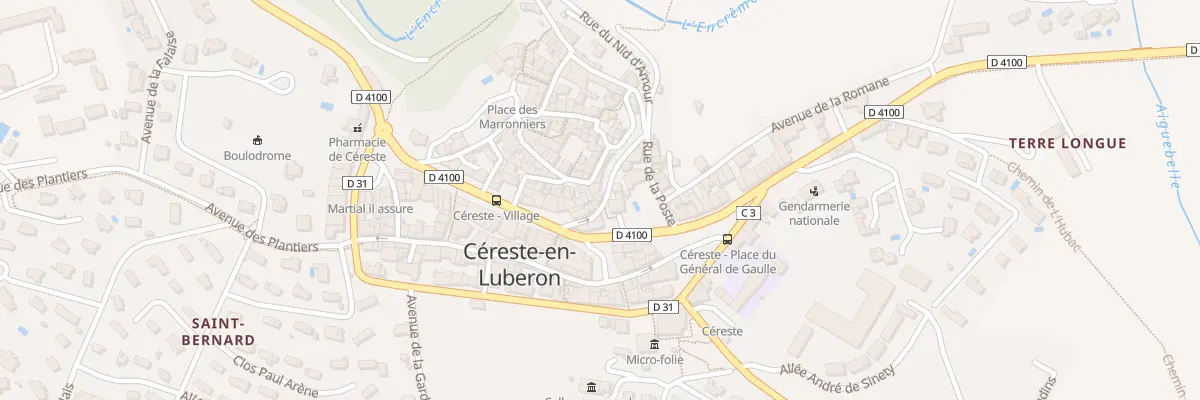 Plan du 5461 Le Village à Céreste-en-Luberon