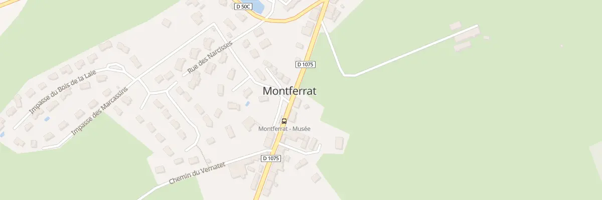 Plan du Chateau à Montferrat