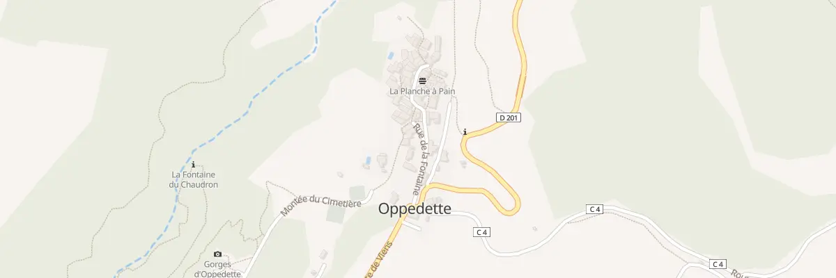 Plan du 5026 Les Condamines à Oppedette