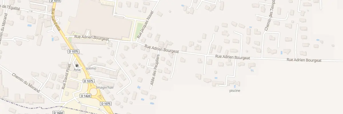 Plan du 324 Rue Adrien Bourgeat aux Abrets en Dauphiné