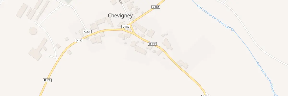 Plan du 10 Rue de la Fontaine à Chevigney