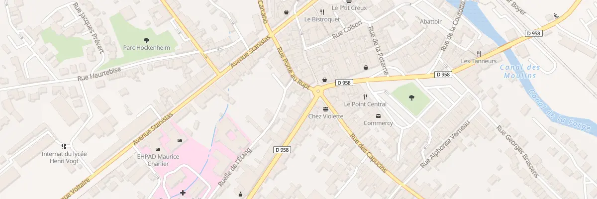 Plan du 4 Rue Raymond Poincare à Commercy