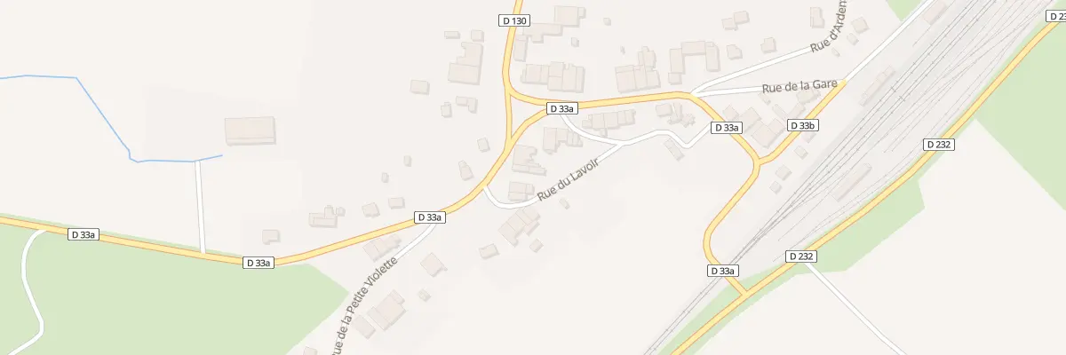 Plan du 3 Rue de la Grande Violette à Merrey