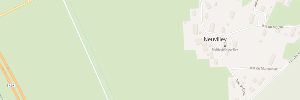Plan du 8 Rue du Foras à Neuvilley