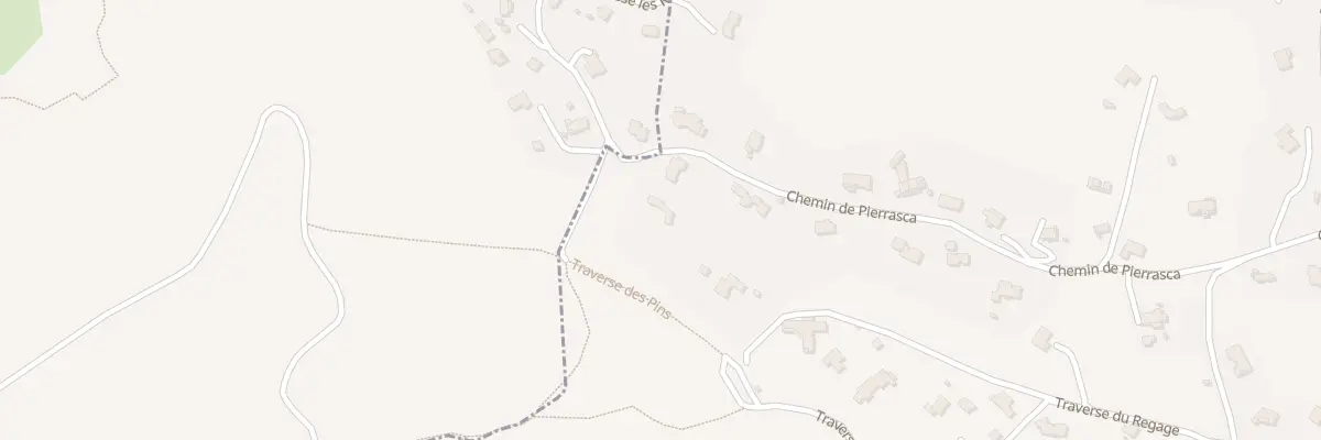 Plan du 1378 Vc Carreirade de Pierresca à La Destrousse