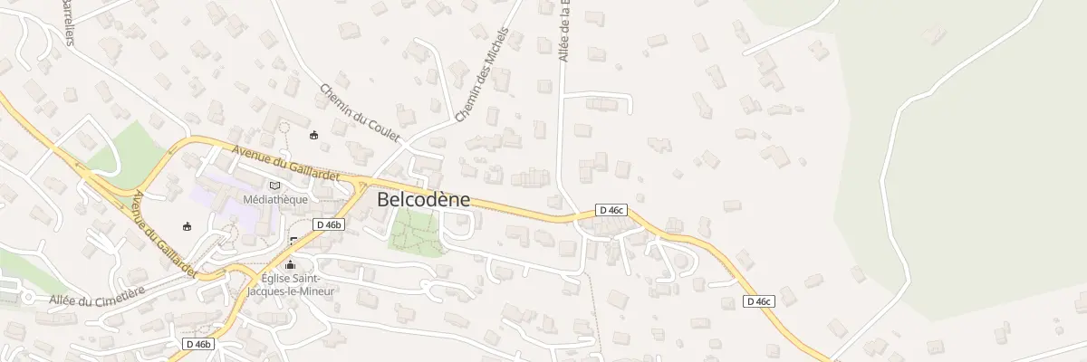 Plan de All de la Bergerie à Belcodène