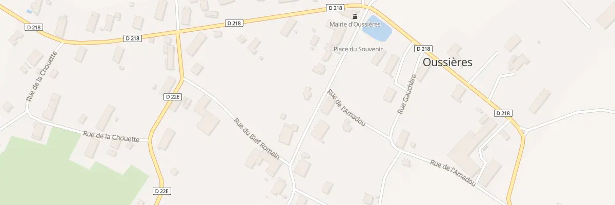 Plan du 8 Rue du Château à Oussières