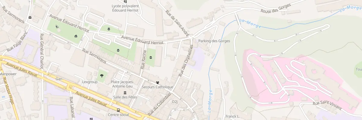Plan du 17 Rue des Orphelines à Voiron