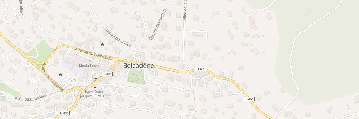Plan du 5053 Les Aires à Belcodène