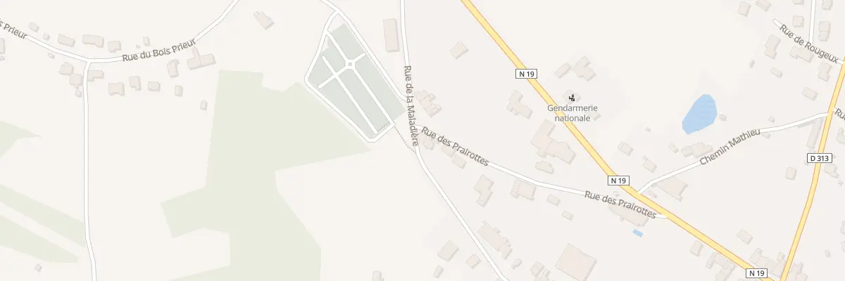Plan du 9 Rue de la Maladiere à Fayl-Billot