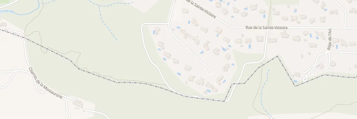 Plan du 8 All des Argelas à Châteauneuf-le-Rouge
