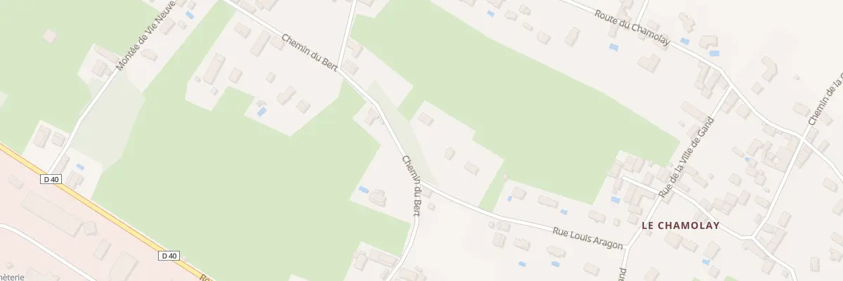 Plan du 471 Che du Bert aux Avenières Veyrins-Thuellin