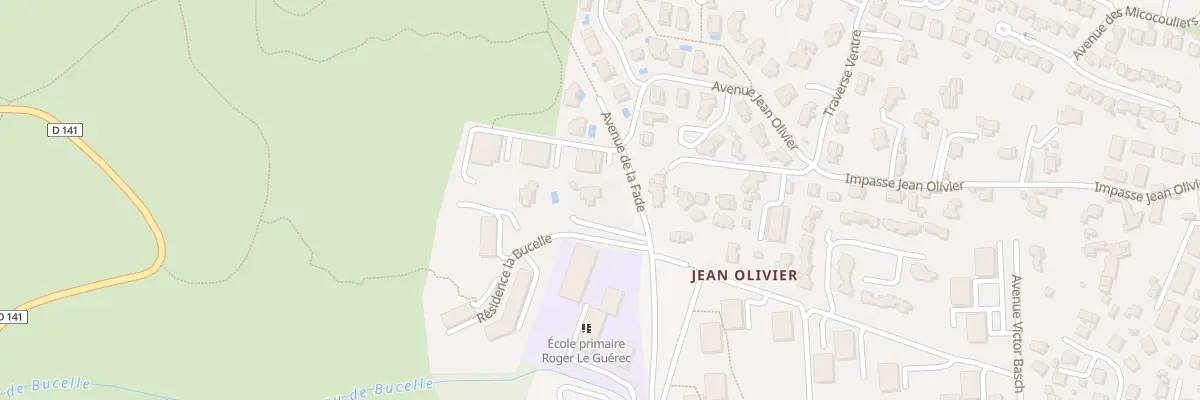 Plan du 207 Av de la Fade à La Ciotat