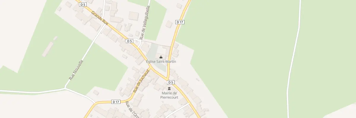 Plan du 2 Rte d’Argillieres à Pierrecourt