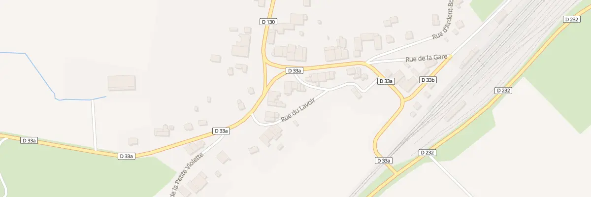 Plan du 4 Rue de la Gare à Merrey