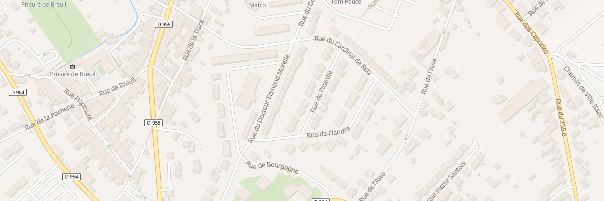 Plan du 14 Rue de Picardie à Commercy