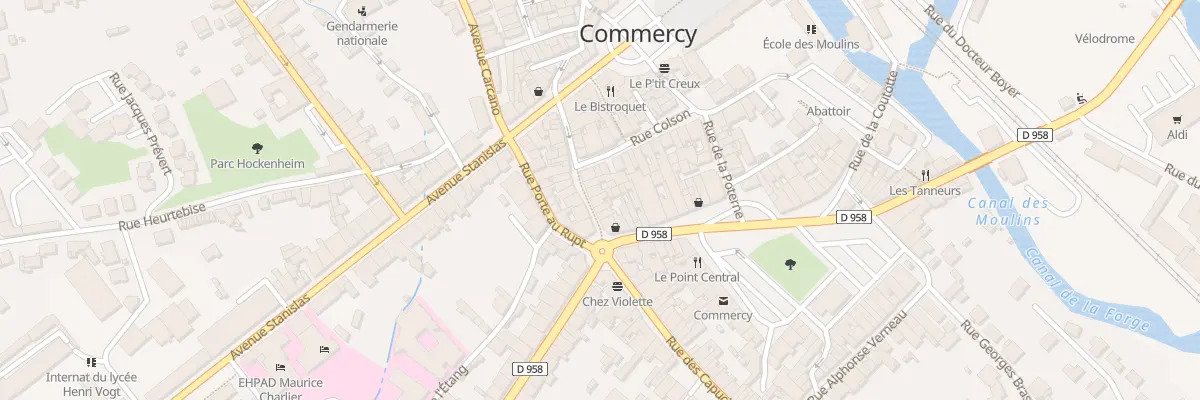 Plan du 13 Rue des Colins à Commercy