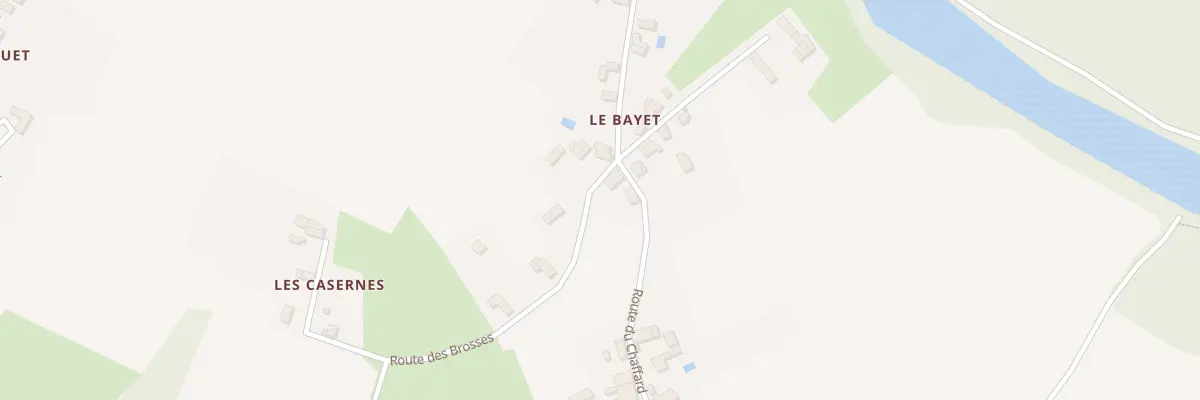 Plan du 646 Rte des Brosses aux Avenières Veyrins-Thuellin
