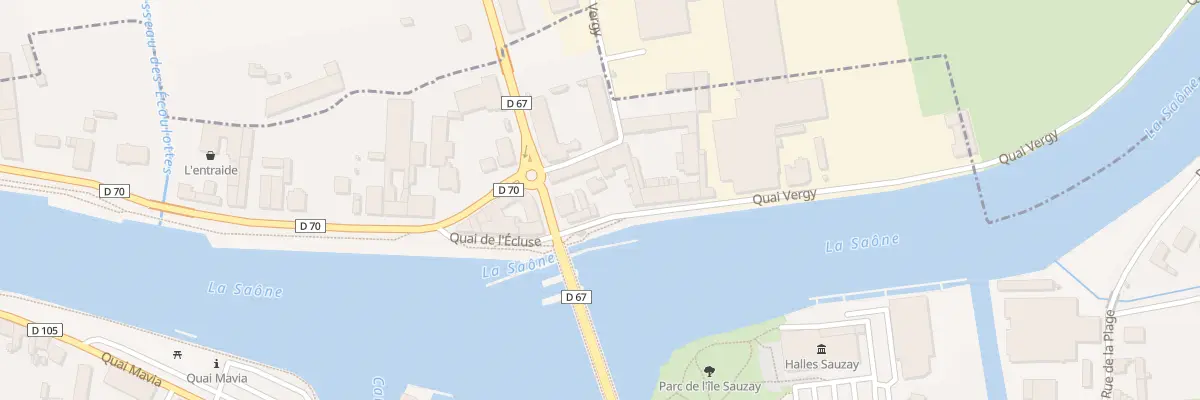 Plan du 2 Quai Vergy à Gray