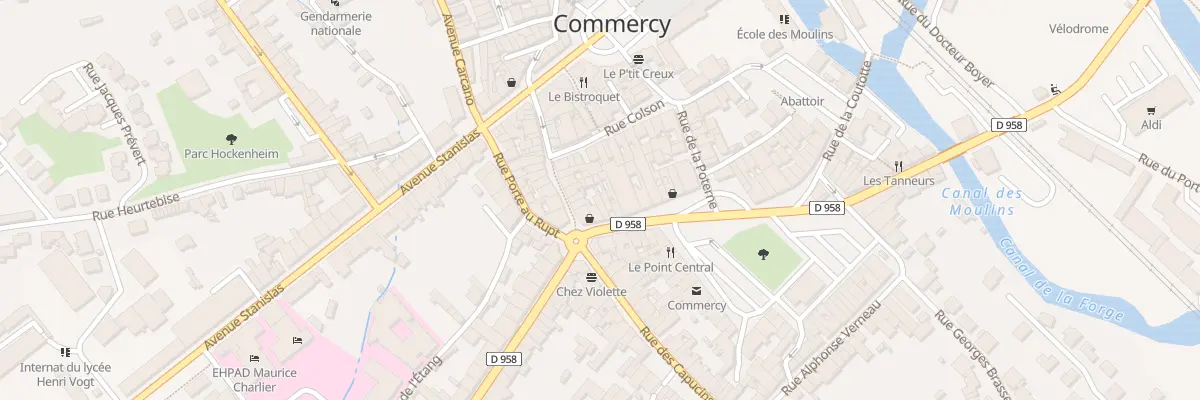Plan du 7 Rue René Grosdidier à Commercy