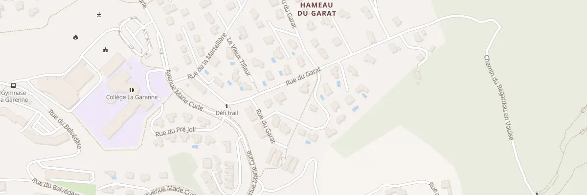 Plan du 5999 Rue du Garat à Voiron