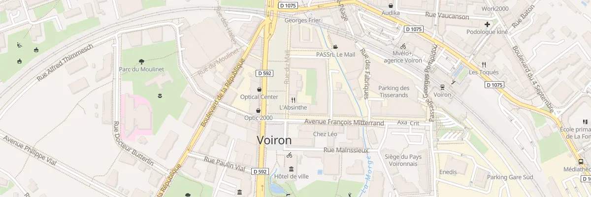 Plan du 27 Rue du Mail à Voiron