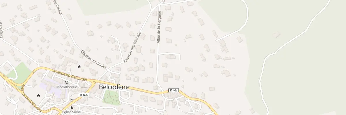 Plan du 51629 Les Hautes Bastides à Belcodène