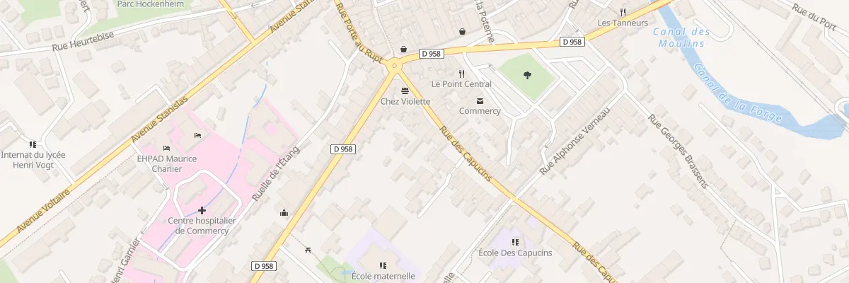 Plan du 18 Rue des Capucins à Commercy
