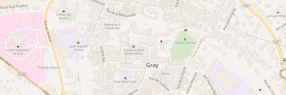 Plan du 13 Rue de l’Église à Gray