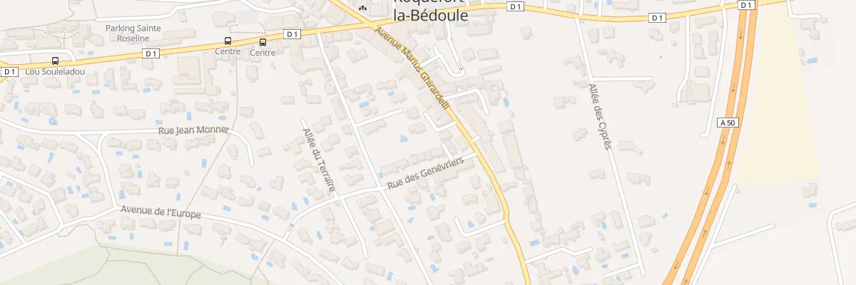 Plan du 188 Rue Fernand Pauriol à Roquefort-la-Bédoule