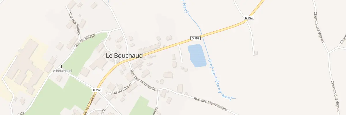 Plan du 2 Imp de la Planchette à Bersaillin