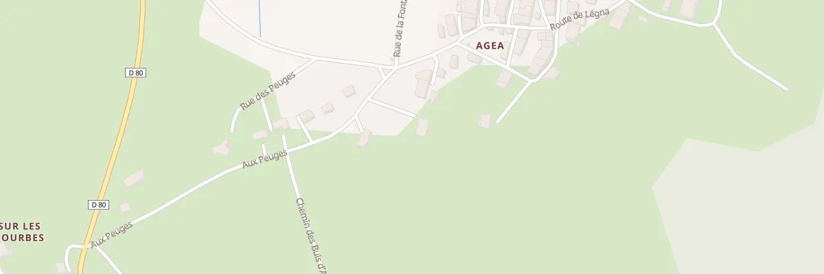Plan du 2 Aux Peuges à Valzin en Petite Montagne