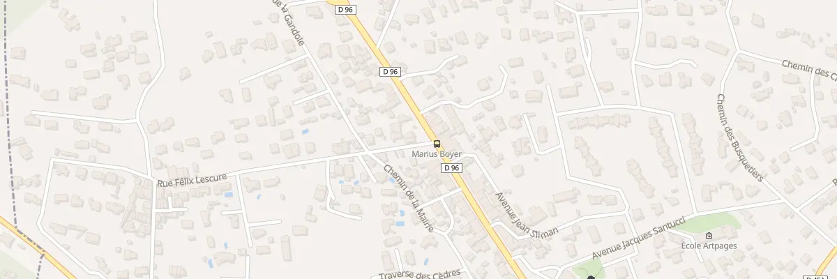 Plan du 1 Rue Jean Pourchier à La Bouilladisse