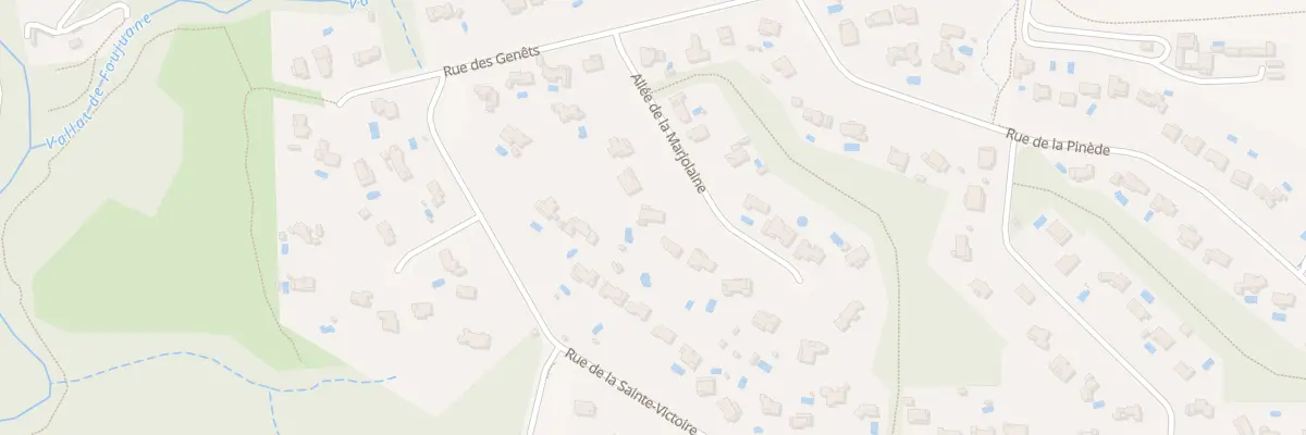 Plan du 8 All de la Marjolaine à Châteauneuf-le-Rouge