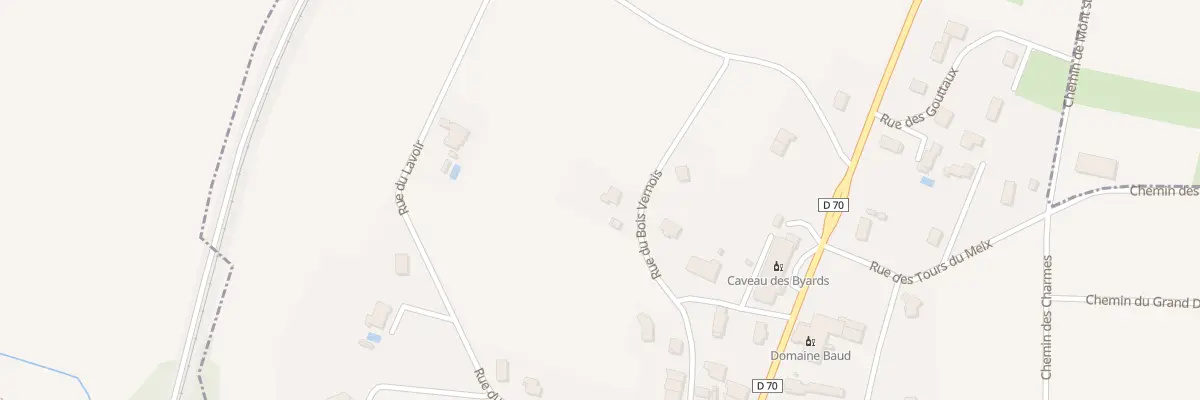 Plan du 293 Rue du Bois Vernois au Vernois