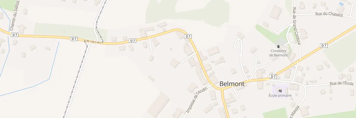 Plan du 18 Rue du Val d’Amour à Belmont