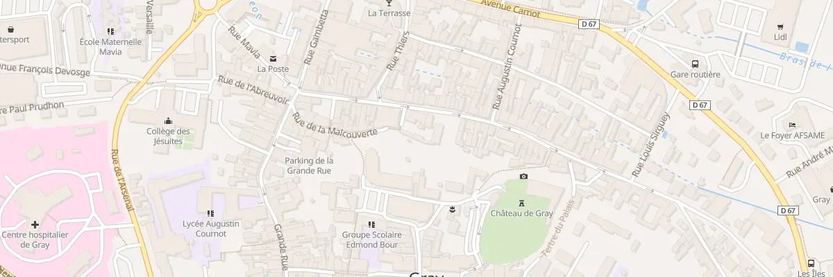 Plan du 32 Rue Vanoise à Gray