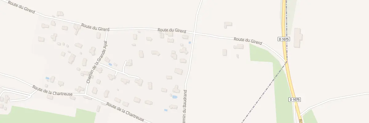 Plan du 155 Che de Baudrand à Charancieu
