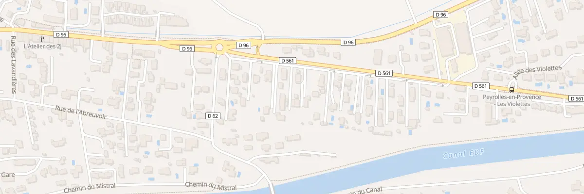 Plan du 120 Le Pontet à Peyrolles-en-Provence