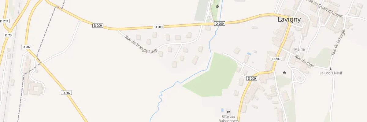 Plan du 35 Rue de la Verney à Lavigny