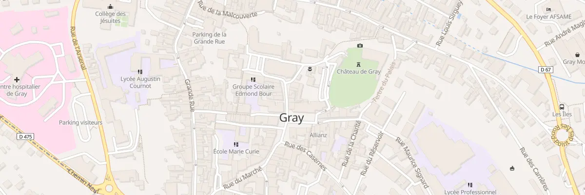Plan du 6 Rue de l’Église à Gray