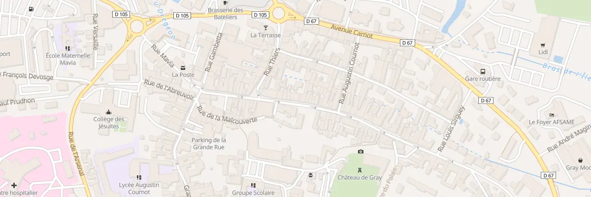 Plan du 35 Rue Vanoise à Gray