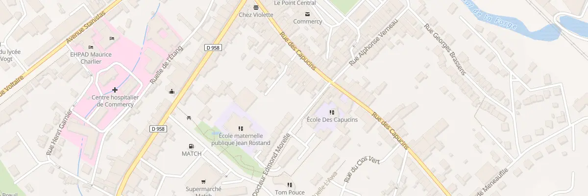 Plan du 42 Rue des Capucins à Commercy