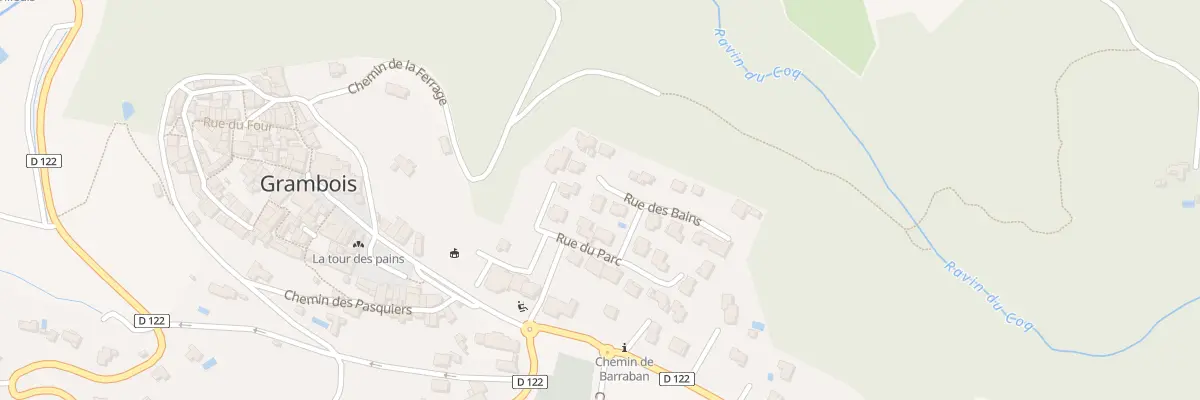 Plan du 5468 L’Enclos à Grambois