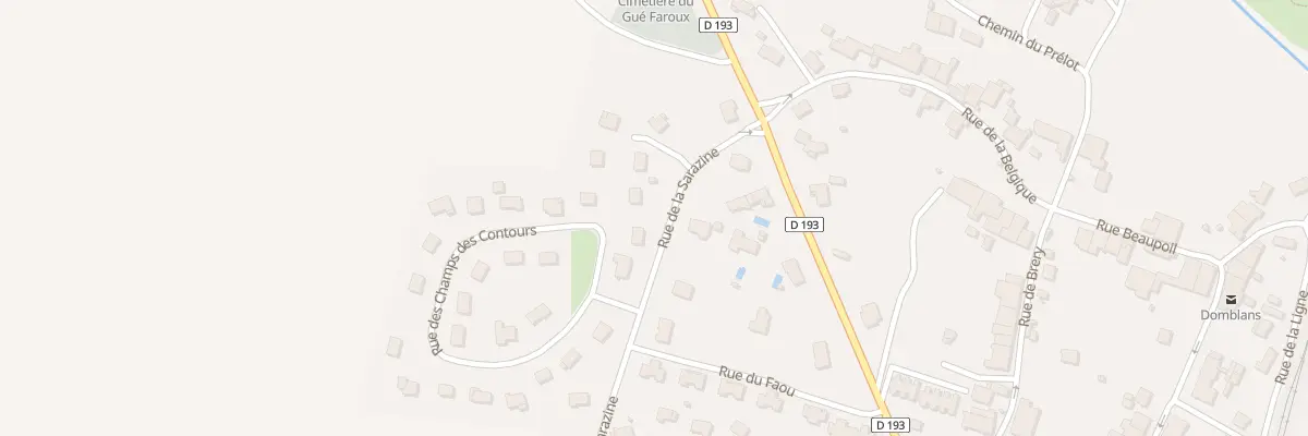 Plan du 84 Rue des Champs des Contours à Domblans