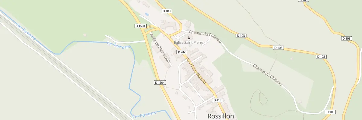 Plan du 5115 Rossillon à Rossillon