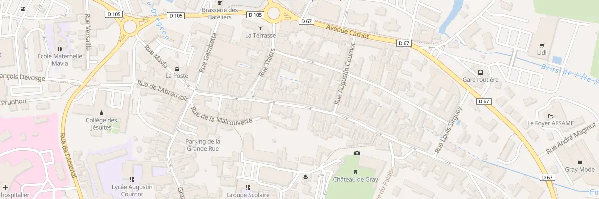 Plan du 37 Rue Vanoise à Gray