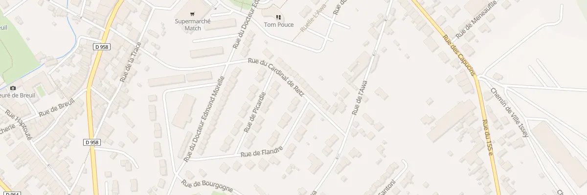 Plan du 2 Rue de Flandre à Commercy
