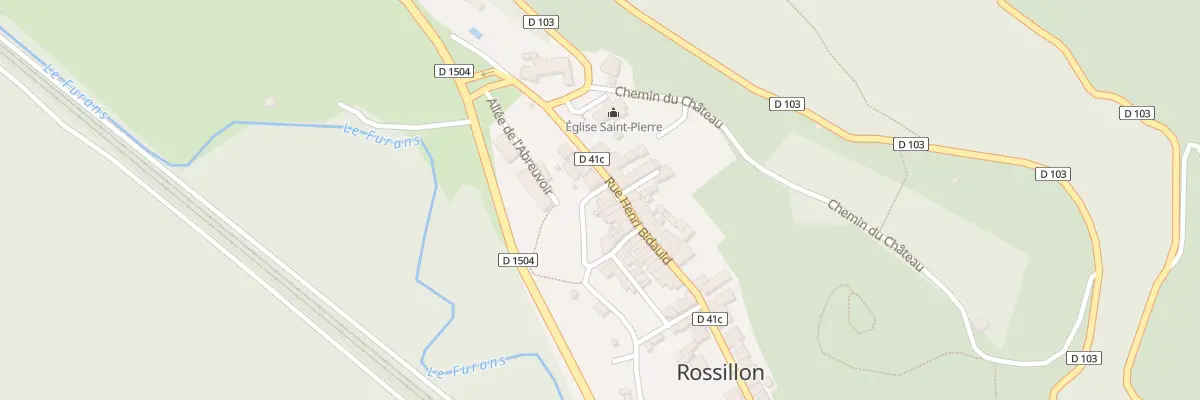 Plan du 5114 Rossillon à Rossillon