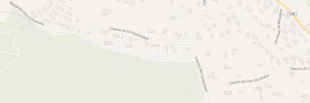 Plan du 5359F Che des Cantonniers à Belcodène